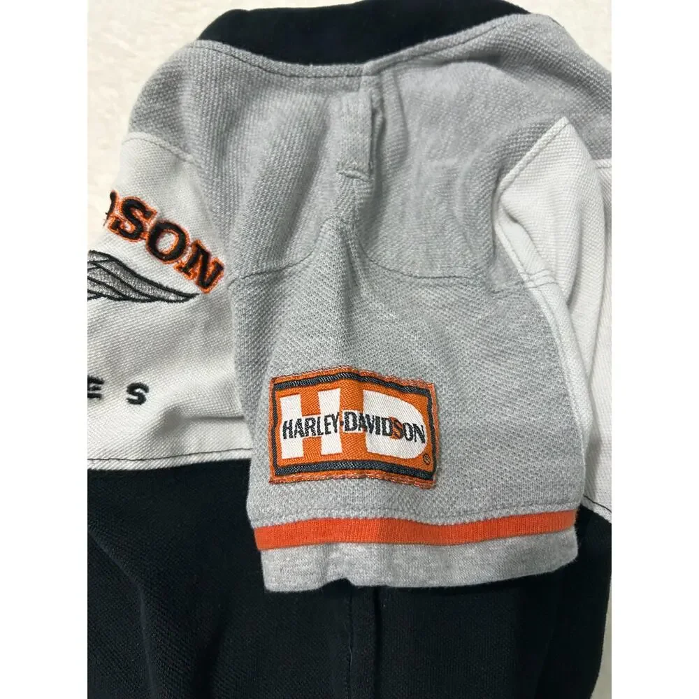 Harley Davidson Toddler Size 2 Piece Outfit Embroidered Shirt Pants